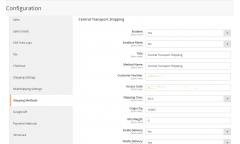 Magento 2 Central Transport Shipping Extension