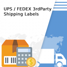 Magento 2 UPS / FEDEX 3rdParty Shipping Labels Extension Magento 2 UPS / FEDEX 3rdParty Shipping Labels Extension
