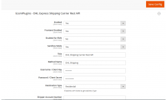 Magento 2 DHL Express Shipping Extension with Rest API