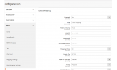 Magento 2 Estes  Shipping Extension Soap API