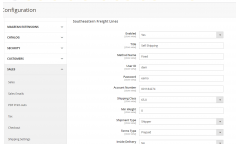 Magento 2 Southeastern Freight Extension