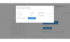 Magento 2 Product Page Shipping Estimator