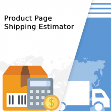 Magento 2 Product Page Shipping Estimator
