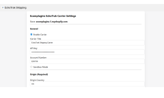 Shopify EchoTrak Shipping App